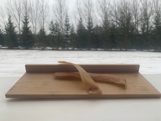 Pig skin strips