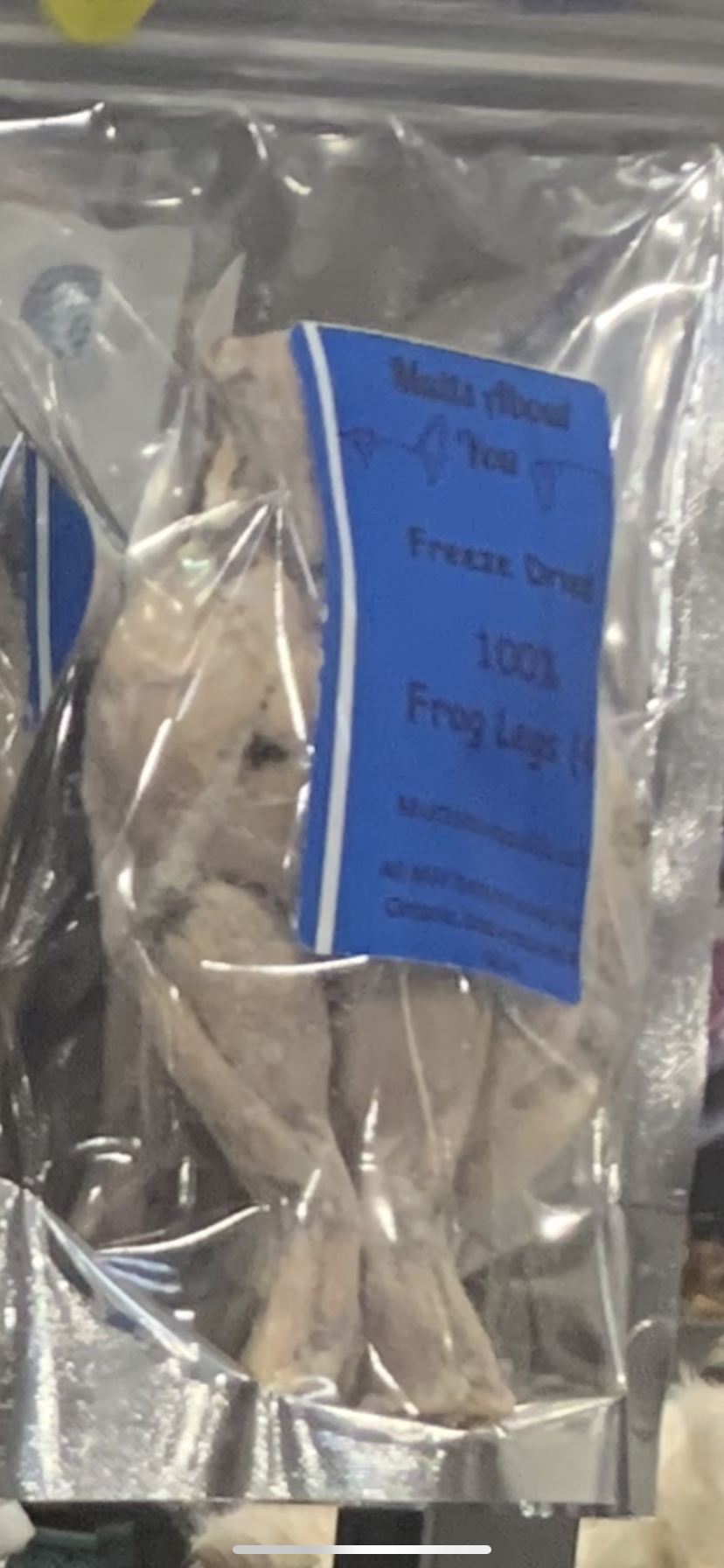 Freeze Dried Frog Legs