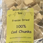 Freeze Dried Cod Chunks