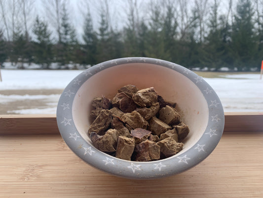 Freeze dried beef liver
